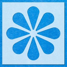 Flower Summer Design Stencil: Mylar Airbrush Wall Art Painting Crafts 9, DIY