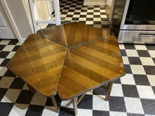 Vintage Mid Century Drexel Parallel Coffee Table Barney Flagg  MCM  Rare! 3 pcs!