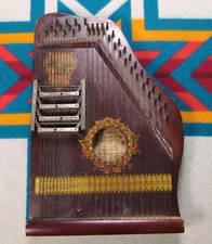 Vintage Menzenhauer Guitar Zither Special Panama Model 1915 Masonic Temple Lodge