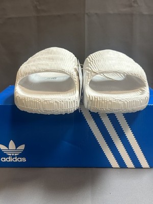 Adidas Mens Size 12 Adilette‎ 22 Mens Casual Slide Crystal White HQ4672 adidas Adilette 22 Slides Crystal White HQ4672 Mens Size us  main image 4
