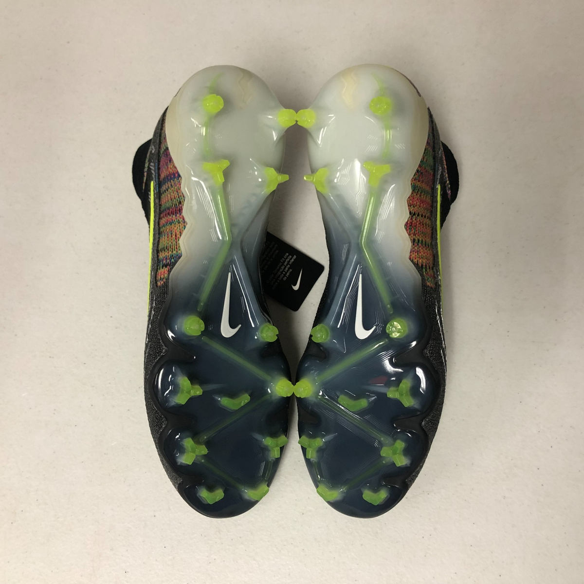 Nike Phantom GX Elite DF Fusion FG P Black Volt Blue Glow FD9846