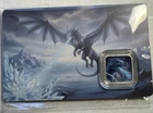 Ice Dragon Silver Gram Colorized 1g .999 Fine Silver Bar Limited Mintage /3200