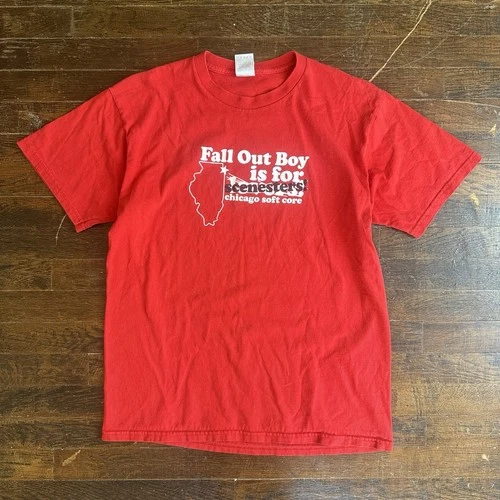 Fall Out Boy Is For Scenesters tour shirt 2000s vintage concert t-shirt, vintage, single stitch, B+ condition