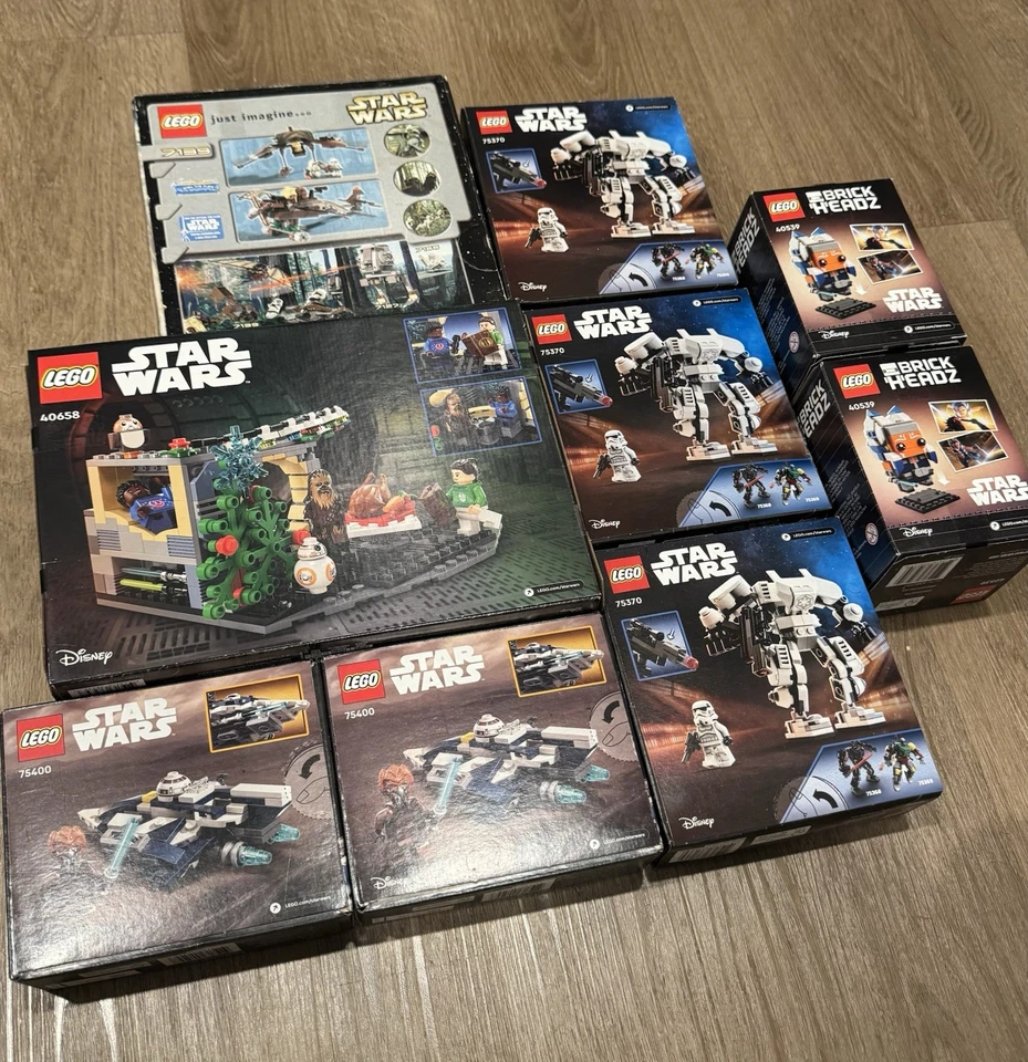 LEGO Star Wars NUEVO SET SELLADO LOTE DE 9 RARO - 7139 40658 75400 75370 40539 Foto 4 de 4