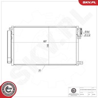 Esen SKV Kondensator Klimaanlage 86SKV318 Aluminium FüR Opel Combo Tour X12 B05