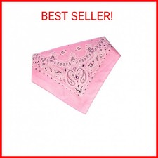 CAROLINA Have, A, Hank Paisley Bandannas, 22-Inch by 22-Inch, Light Pink