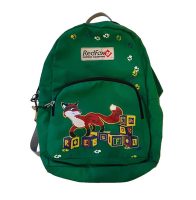 RED FOX OUTDOOR EQUIPMENT GREEN NYLON SMALL BACKPACK BAG