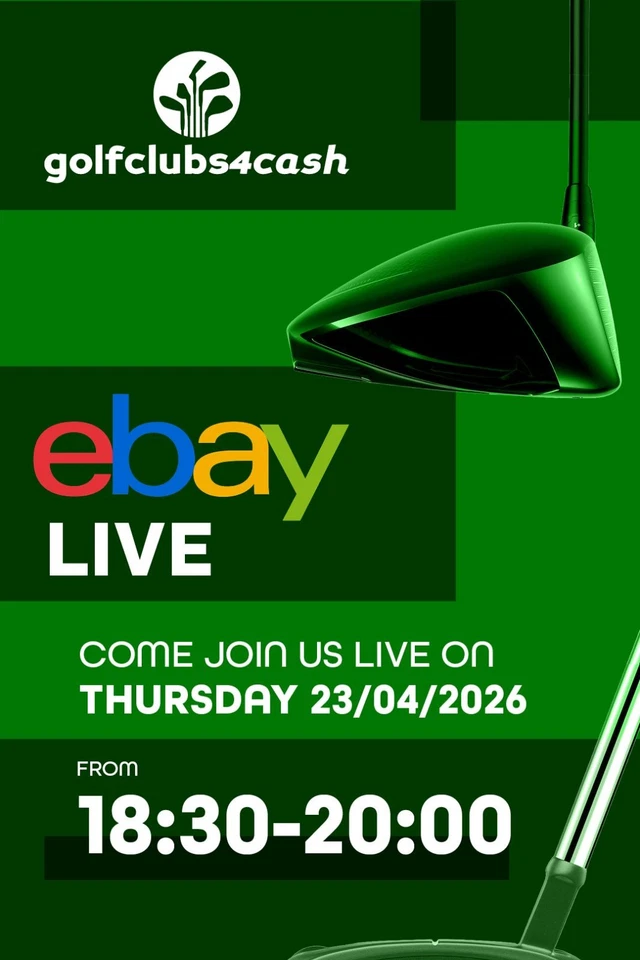 Golfclubs4cash Ebay Live! Europe's Largest Used Golf Selection. £1 Starts⛳