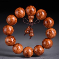 China Huanghuali Wood 15/18/20/25MM Round Buddha Beads Hand Chain Bracelet