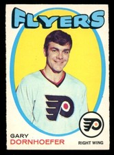 1971-72 OPC O PEE CHEE NHL Hockey #202 Gary Dornhoefer NM PHILADELPHIA FLYERS
