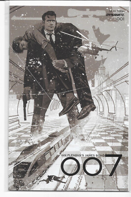 007 #1 F 1:10 Tommy Lee Edwards BW Incentive 1st Print NM/NM+ Dynamite 2022