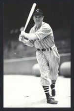 JEFF HEATH Real Photo Postcard RPPC 1937-38 Cleveland Indians George Burke 