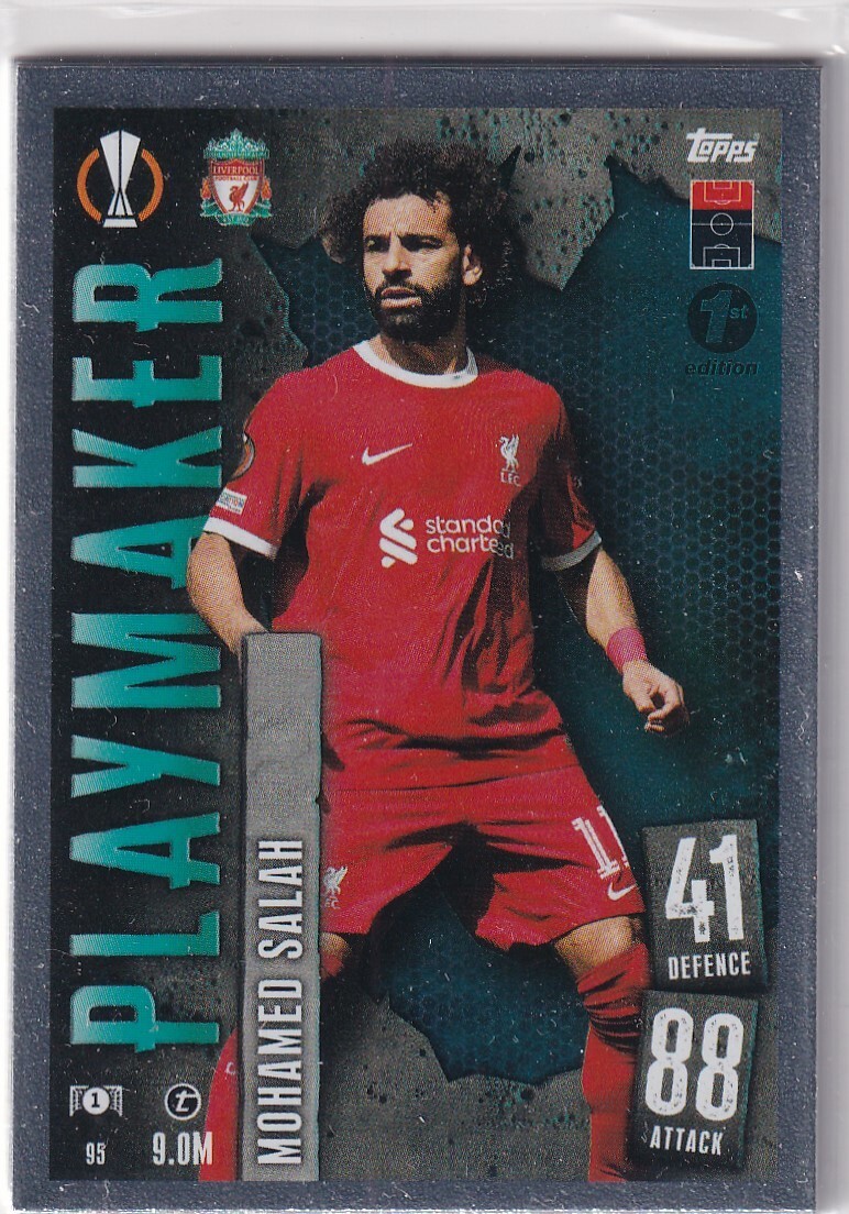 Topps Match Attax CL 23/24 Nr. 95 Mohamed Salah Playmaker