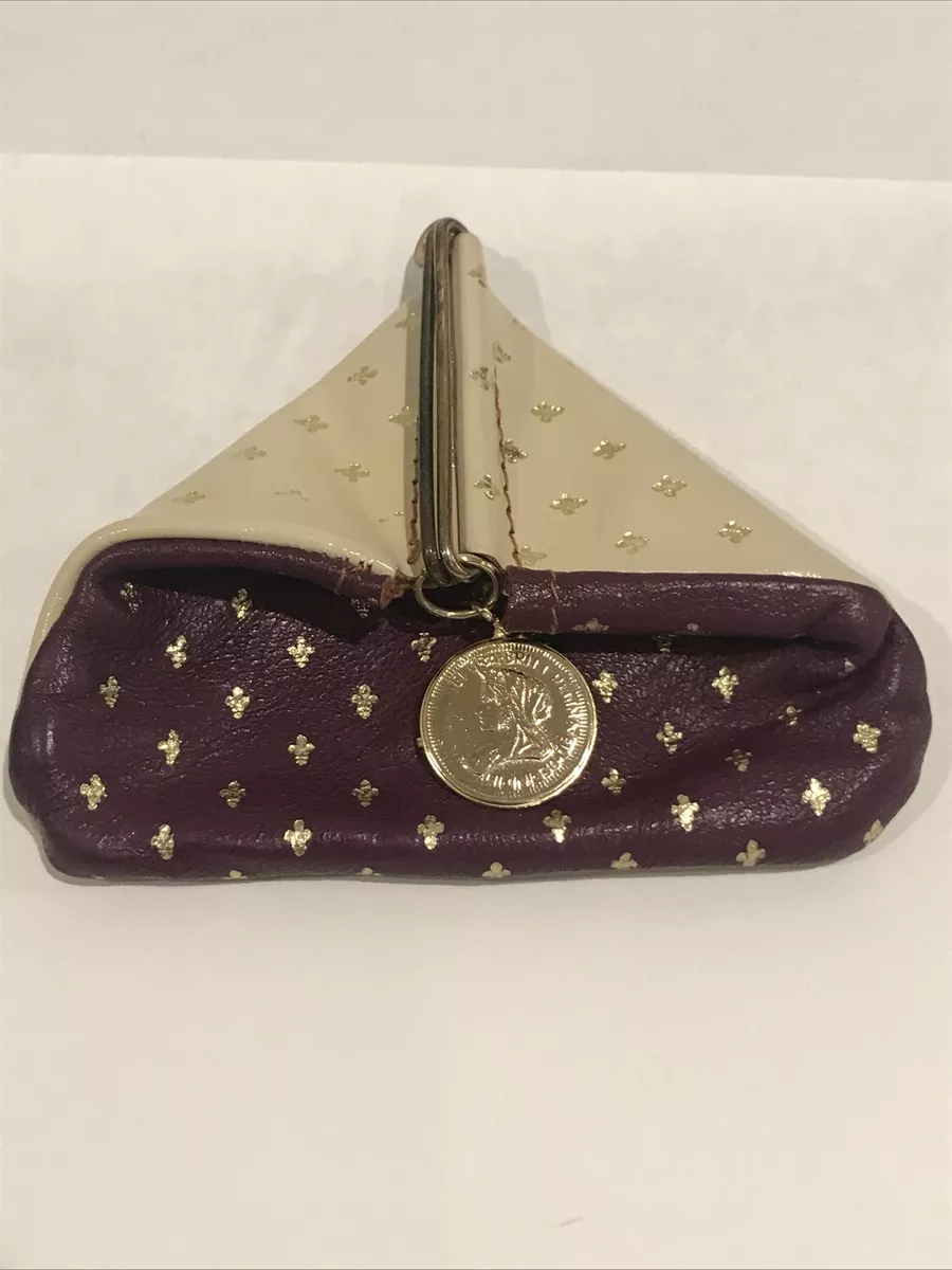 Triangular Leather Coin Holder