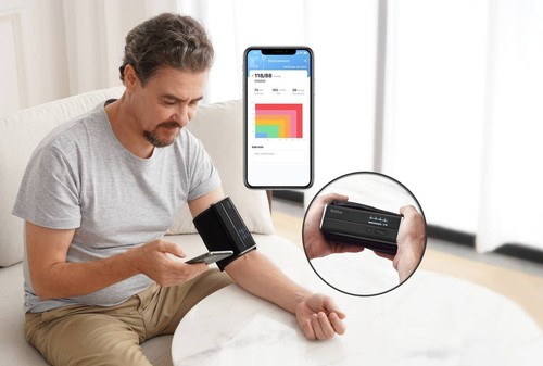 Wellue BP2WIFI Blood Pressure Monitor with Wi-Fi Connectivity Black - Picture 14 of 14