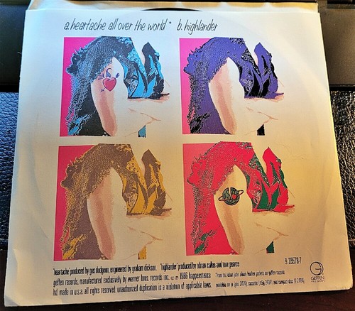 Elton John Heartache All Over The World  Promo Geffen Records 7-28578-A - Picture 2 of 4