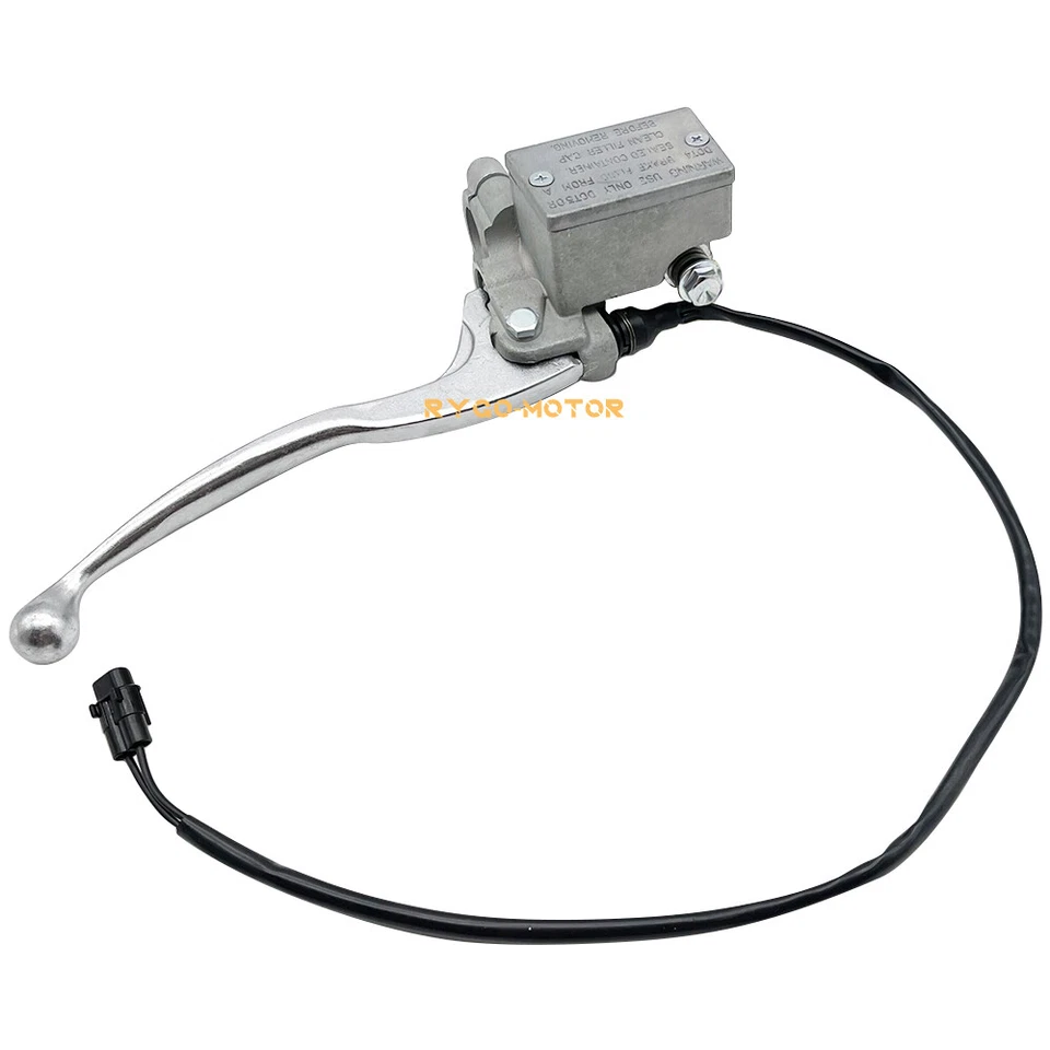 Cilindro maestro de freno delantero derecho con interruptor de freno para Yamaha Banshee 350 YFZ350  Foto 3 de 4