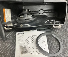 8" Front Harley Saddlebag Speaker Mounting Ring Adapters 1994-2013