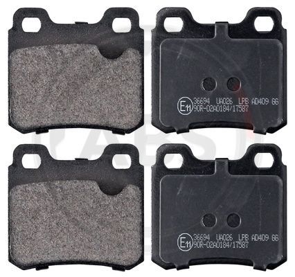 36694 A.B.S. Brake Pad Set, disc brake for OPEL,SAAB,VAUXHALL