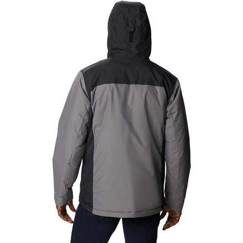 Columbia Mens Tipton Peak Insulated Jacket City Grey/Black / Size XXL / NWT - Picture 2 of 12