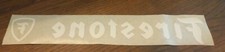 Vintage Decal Firestone Tires Company Logo Sticker Mechanic  White 17"