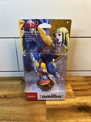 Legend of Zelda Skyward Sword HD Zelda & Loftwing Amiibo Nintendo Ships Fast!