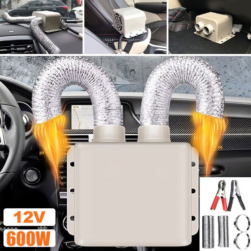 600W Electric Car Heater 2 Hole 12V DC Heating Fast Heating Defrost Defogger - Picture 4 of 14