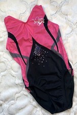 NASTIA LIUKIN Gymnastics Leotard GK Elite CELEBRATION Sequin BLING Tank SIZE: CL