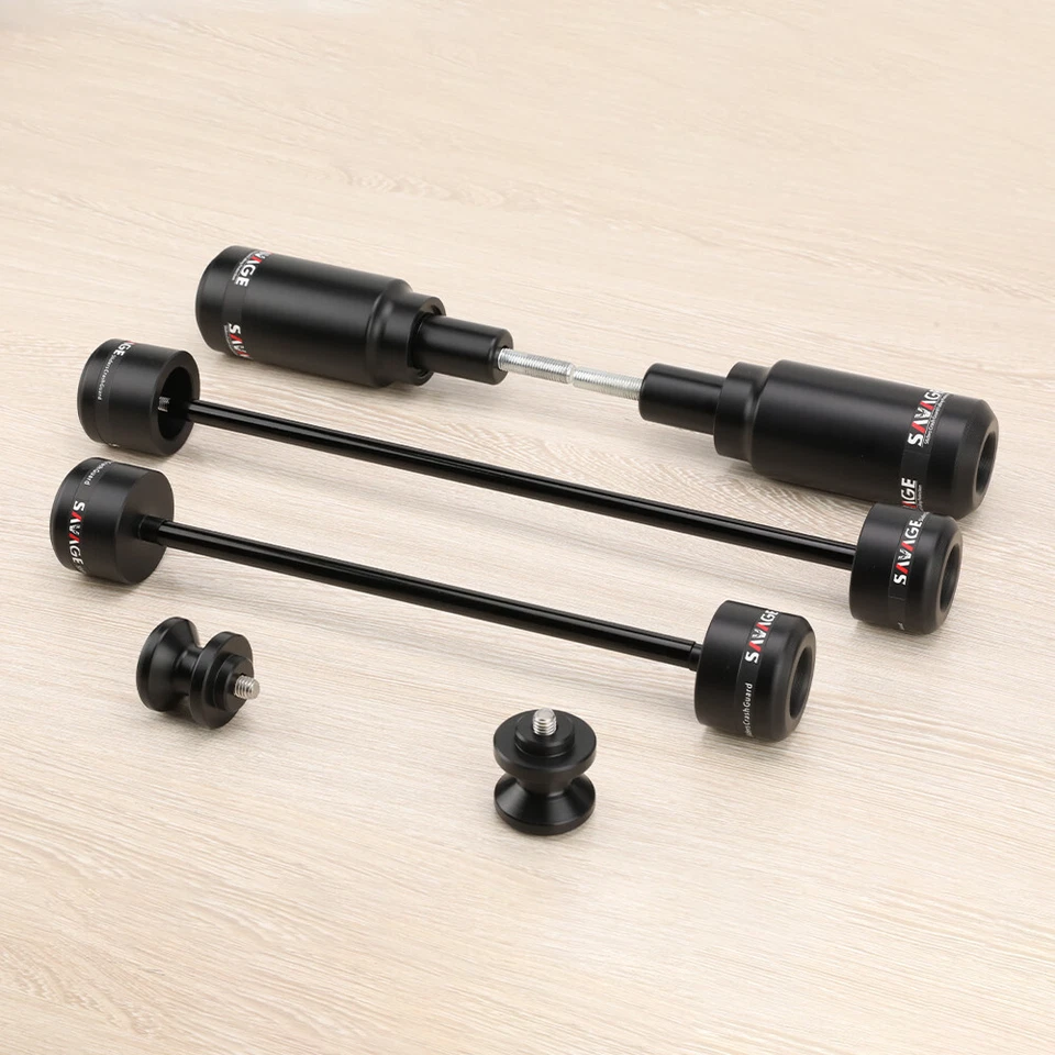 Eixo de roda garfo protetor contra colisão quadro braço oscilante carretéis deslizantes para Kawasaki Z900/SE/RS - Imagem 2 de 4