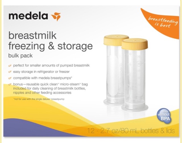 medela breast milk storage bottles