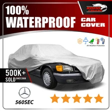 Mercedes 500SEC 560SEC 1981-1991 CAR COVER - 100% Waterproof 100% Breathable