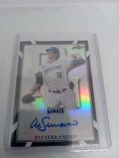 2021 LEAF PERFECT GAME METAL ELI SERRANO III AUTO BLACK 15/15