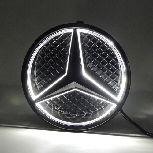 Parrilla delantera LED emblema apta para Mercedes-Benz 2013-15 clase GL W166 GL350 GL400 - Imagen 2 de 8