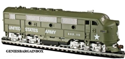 HO Scale UNITED STATES ARMY F2-A DIESEL LOCOMOTIVE Model Power New ...