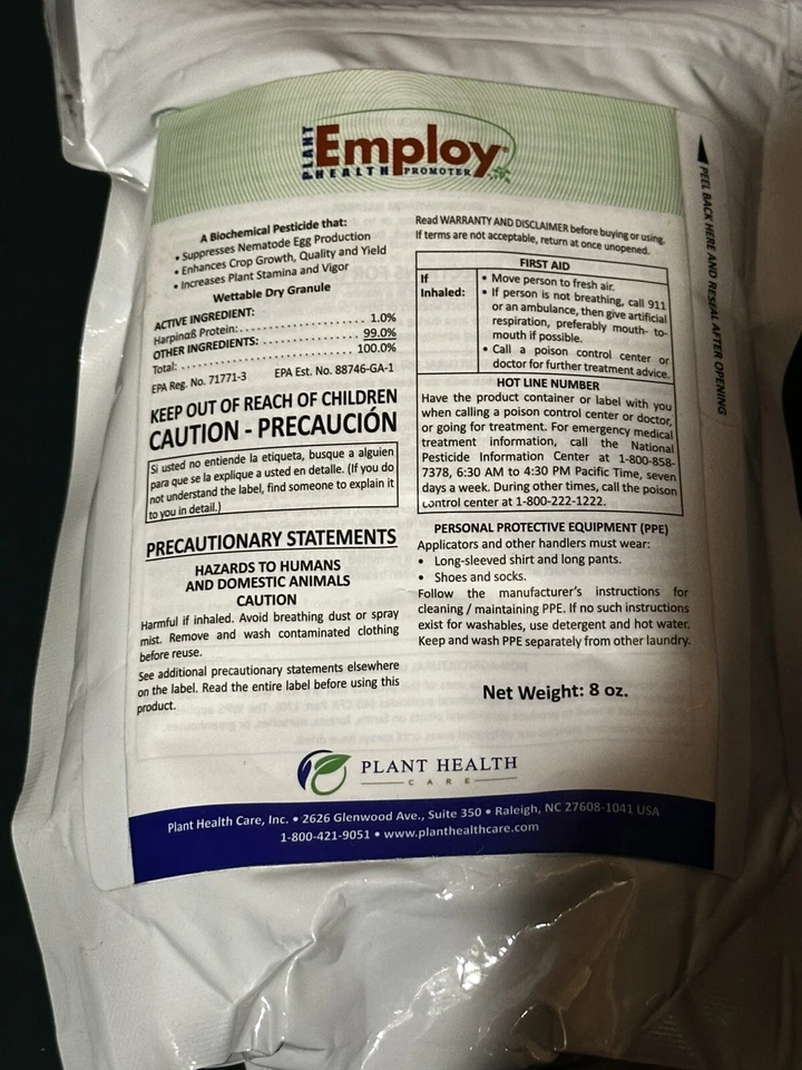 Emplear - Promotor de la salud vegetal (proteínas arpina) Foto 3 de 3