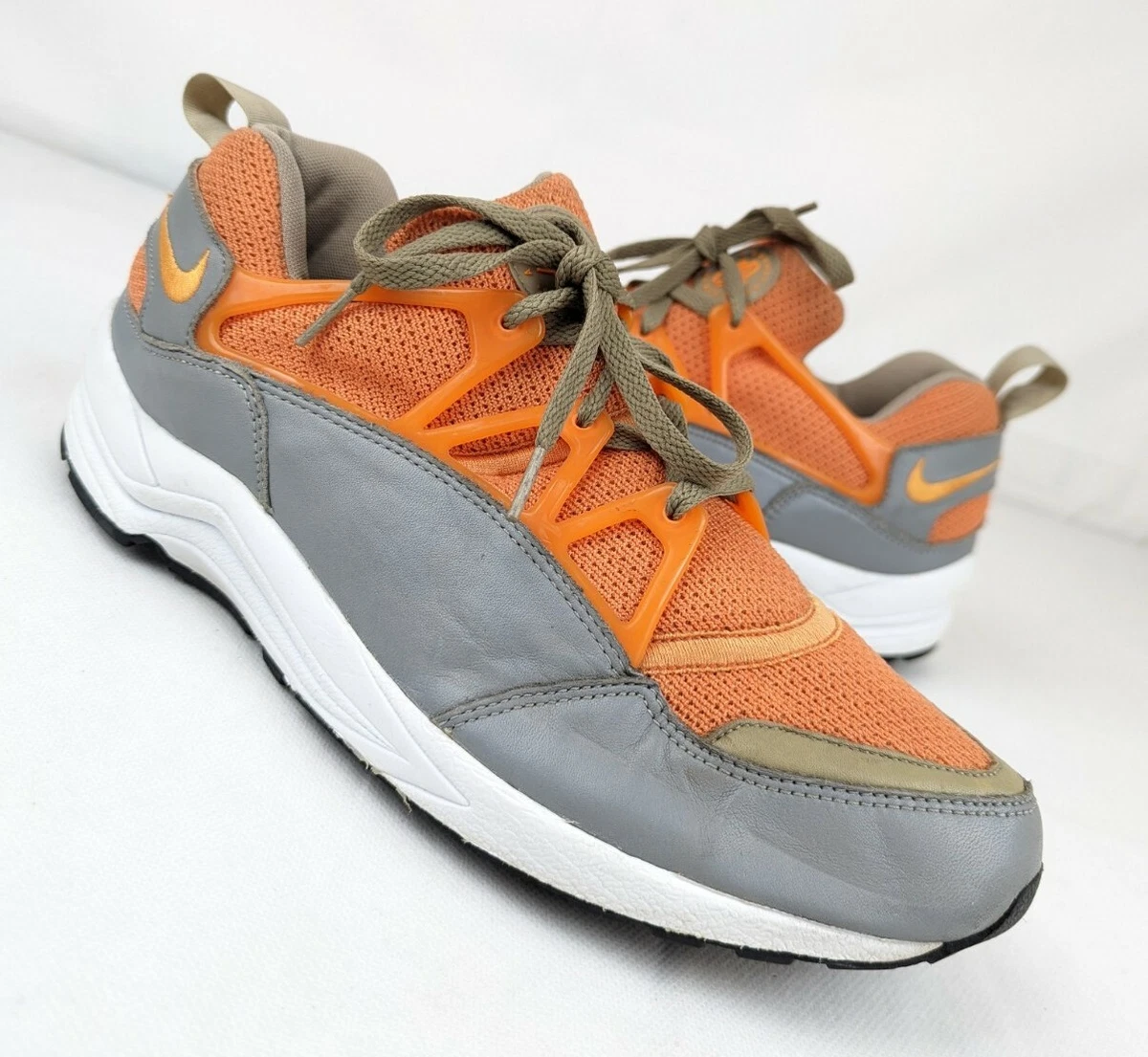 VTG 2003 Nike x Stussy Air Huarache Light Orange UK 10.5 EU 45.5