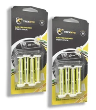 TrexNYC Car Air Fresheners Vent Sticks, Fragrance up to 30 days, Vanilla, 2 PK