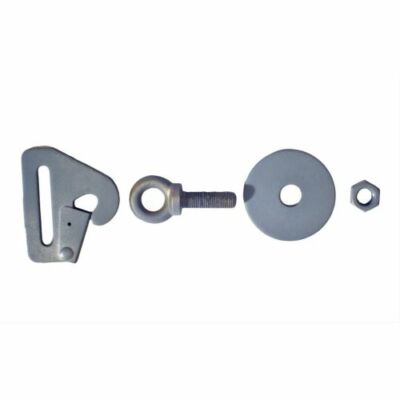 RJS Safety Products 140012 Restraint Mounting Eyebolt - Steel; Natural