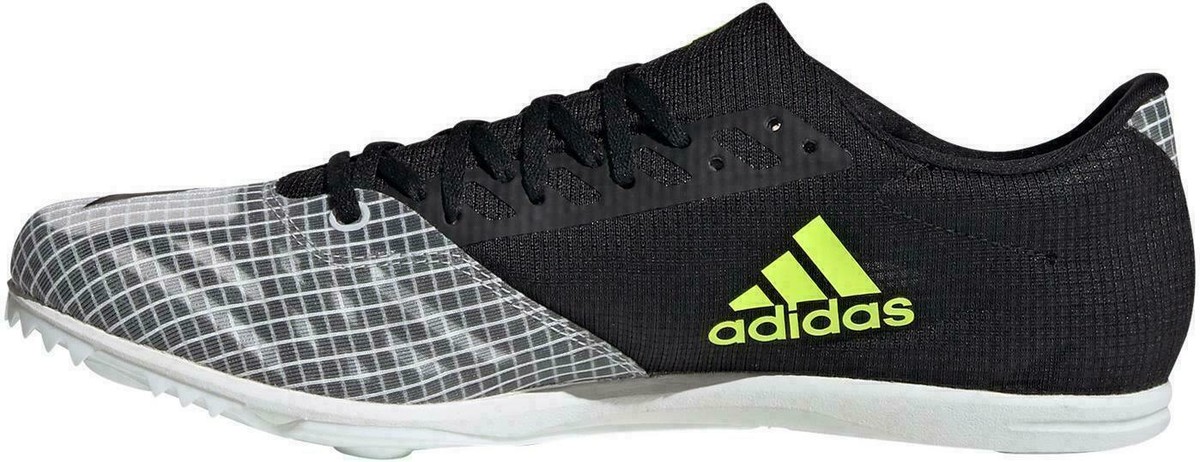 Adidas  Distancestar / White /Night / Metallic  Men\'s Track Spike Size 9.5 Amazon.com | Adidas Men main image 2