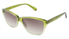 Balmain Women's Cat-eye Sunglasses BL2025 C03 Gradient Green, 56 - 15 - 140