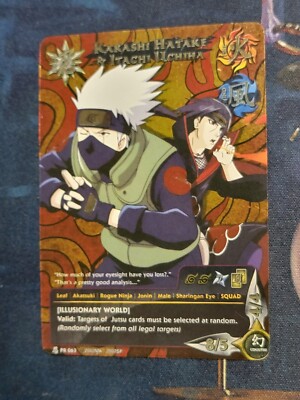 Kakashi Hatake & Itachi Uchiha [Illusionary World] Foil Promo PR