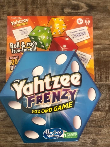 NEW Yahtzee Frenzy Dice And Card Game