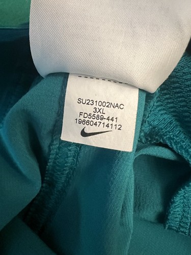 Miami Dolphins Shorts Men 3XL Aqua Nike Dri Fit Team Player Issue Laremy Tunsil - Picture 10 of 13