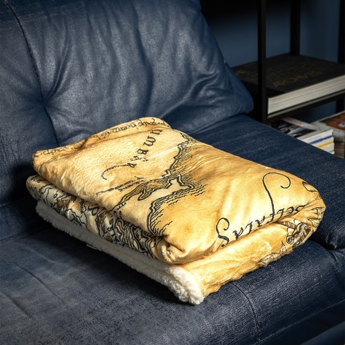 Kuscheldecke Herr der Ringe Decke Tagesdecke flauschig 150 x 200 cm XXL Braun - Bild 12 von 18