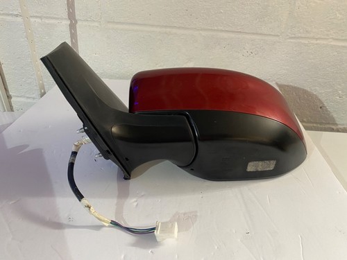 2016-2019 Nissan Sentra Driver Left Side View Power Door Mirror Red - Picture 4 of 8