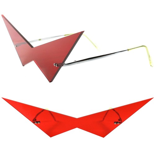 Costume Kamina Gurren Lagann Occhiali Da Sole Cosplay Kamina - Tengen Toppa Gurren Lagann, Montatura Rossa, Lenti Rosse, Anime Tenpai Paidra - Foto 5