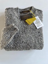 Herren Crew Donegal Wollpullover Made in Irel...