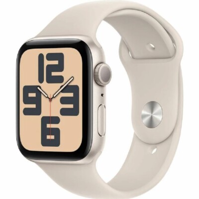 Apple Watch SE 2nd Gen (GPS) 40mm Starlight Aluminum Case w/ Starlight Sport Ban
