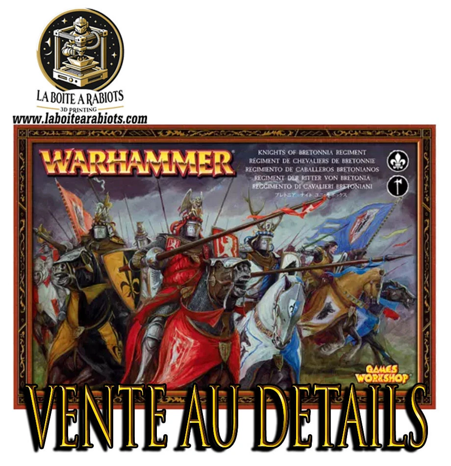 Warhammer The old World Chevaliers du Royaume Bretonnien Vente au détails Bitz - Photo 1/1