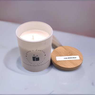 Aydens Candles - Wild Rose Scented Candle #193
